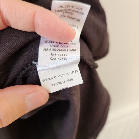 Toad & Co Summerdance SL Dress Black Athleisure Eco Stretch Fabric Women's M - Picture 9 of 9